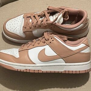 Nike White and Tan Sneakers